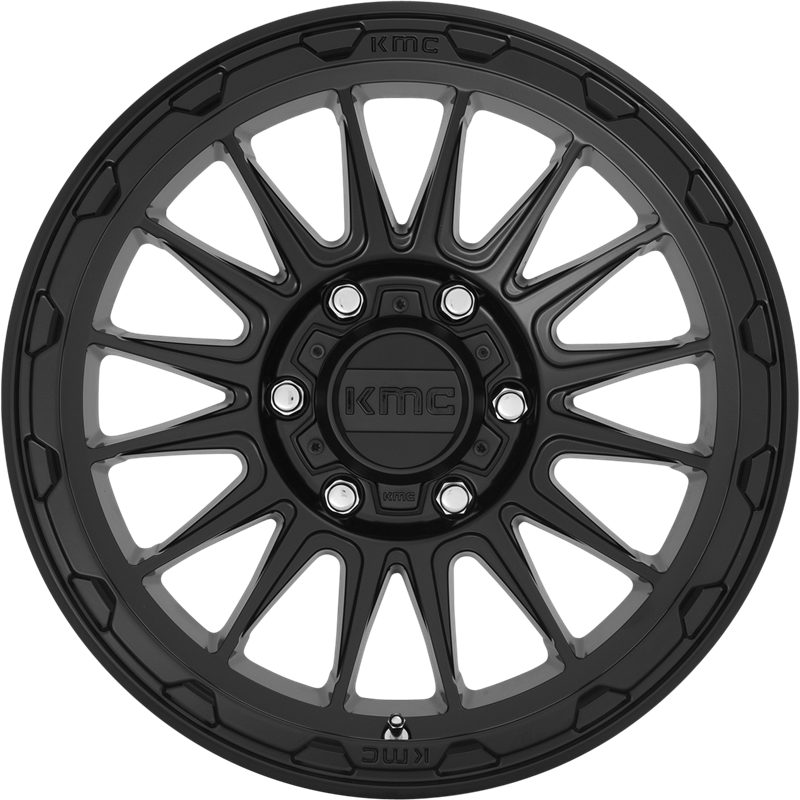 KMC 18x9 KM542 Impact Satin Black +18mm