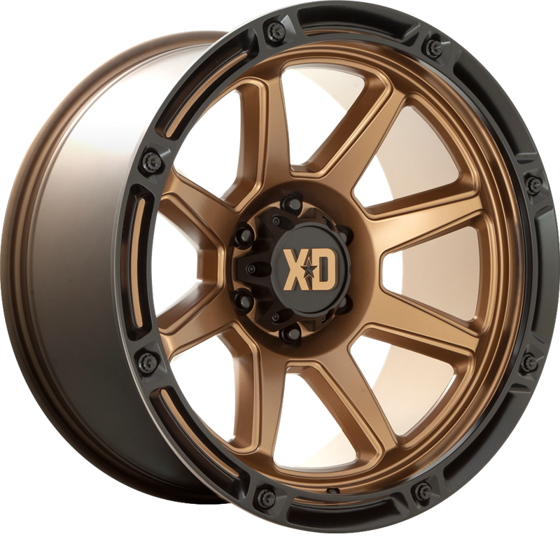 XD 20x9 XD863 Titan Matte Bronze w/ Black Lip +0mm