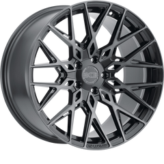 XO 19x9.5 Phoenix Gunmetal w/ Brushed Gunmetal Face +40mm