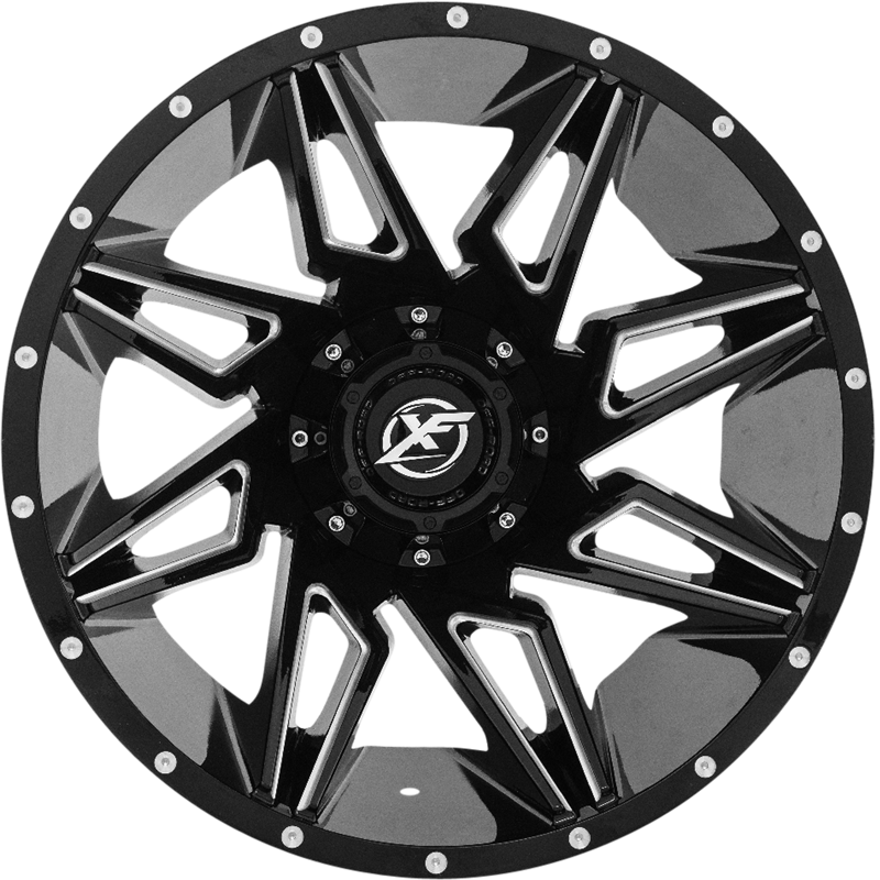 XF Off-Road 20x10 XF-218 Gloss Black Milled -12mm