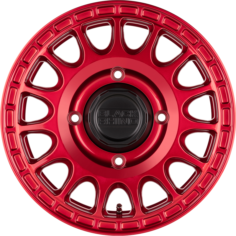 Black Rhino Powersports 15x7 Sandstorm UTV Candy Red +51mm