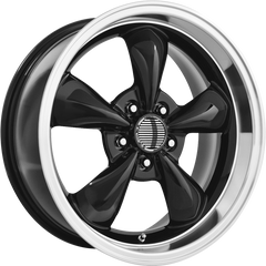 Performance Replicas 17x9 PR106 Gloss Black w/ Machined Lip +30mm