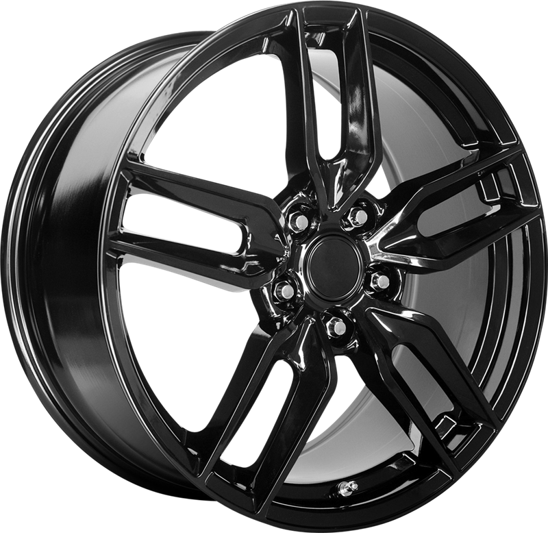 Performance Replicas 18x8.5 PR160 Gloss Black +56mm