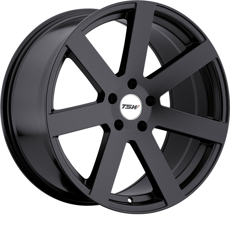 TSW 17x8 Bardo Matte Black +45mm