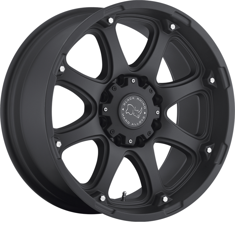 Black Rhino 17x9 Glamis Matte Black +12mm