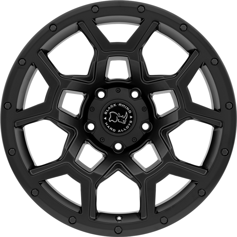 Black Rhino 17x8 Overland Matte Black +35mm