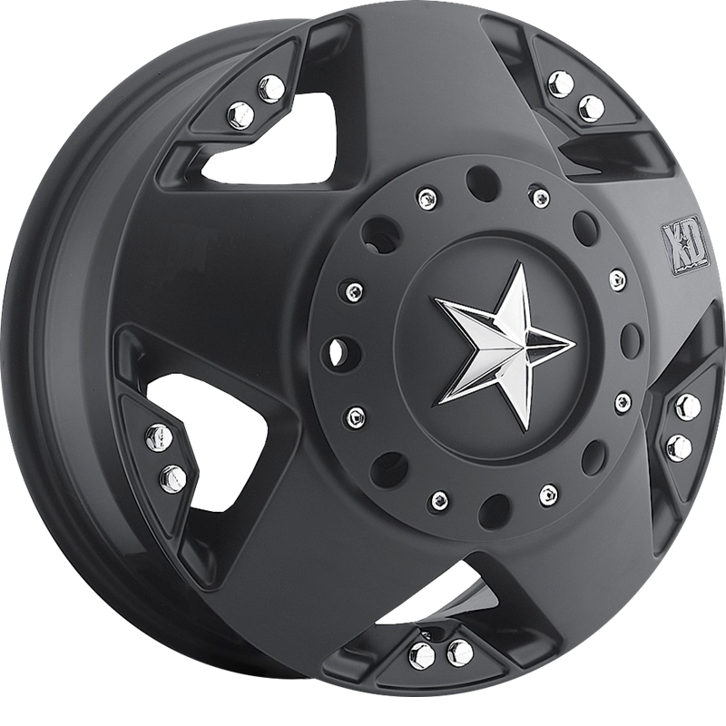 XD 17x6 XD775 Rockstar Dually Matte Black -134mm