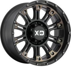 XD 20x10 XD829 Hoss II Satin Black Machined w/ Dark Tint -24mm