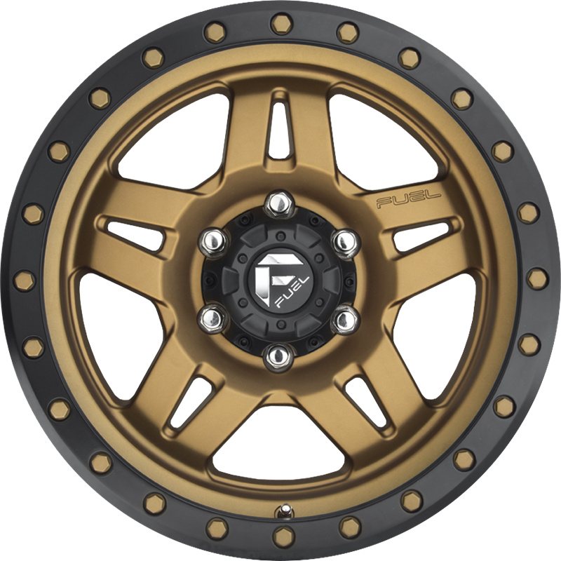 Fuel 20x9 D583 Anza Matte Bronze w/ Black Ring +19mm