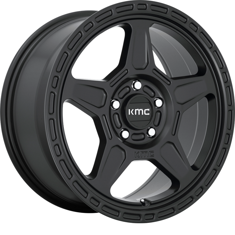 KMC 16x7 KM721 Alpine Satin Black +15mm