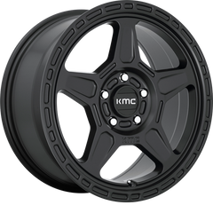 KMC 16x7 KM721 Alpine Satin Black +15mm