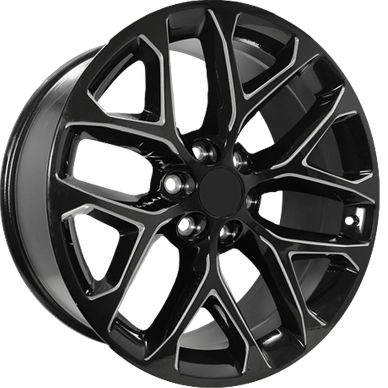 Performance Replicas 20x9 PR177 Gloss Black Milled +24mm