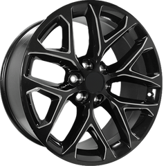 Performance Replicas 20x9 PR177 Gloss Black Milled +24mm