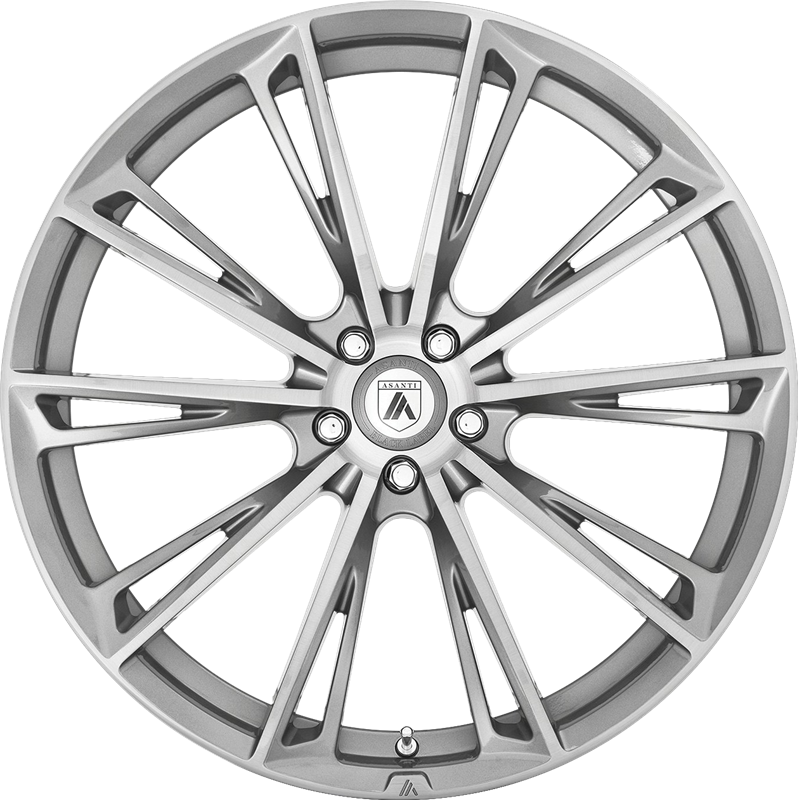 Asanti 20x10.5 ABL-30 Corona Titanium Brushed +20mm