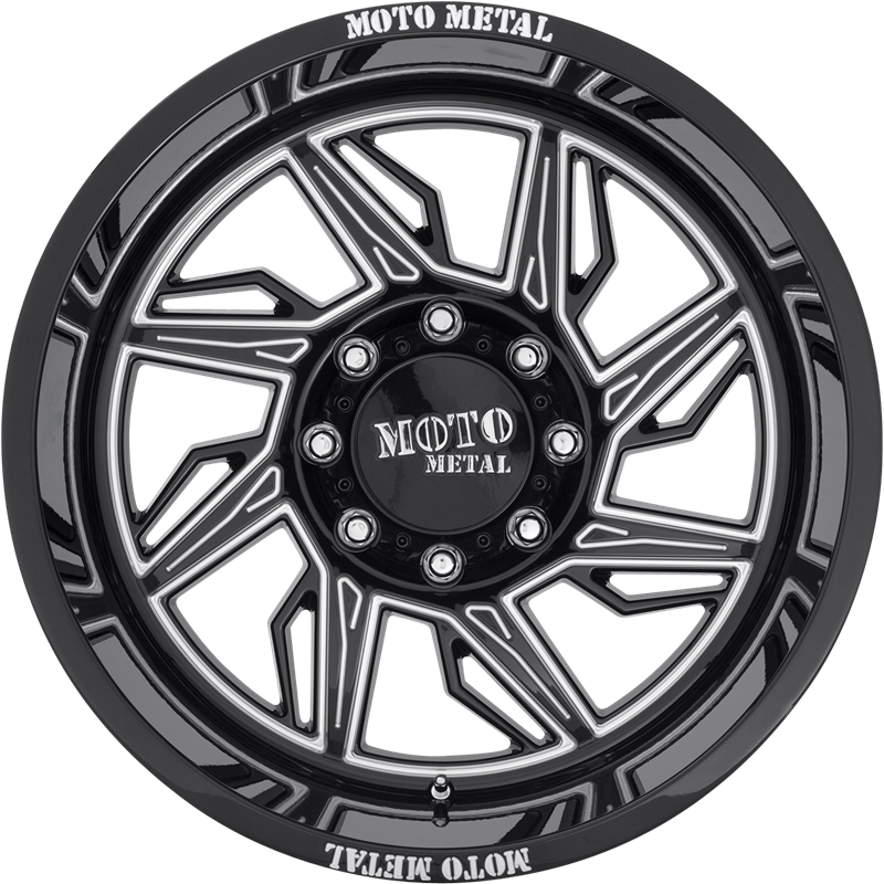 Moto Metal 20x10 MO997 Hurricane Gloss Black Milled -18mm