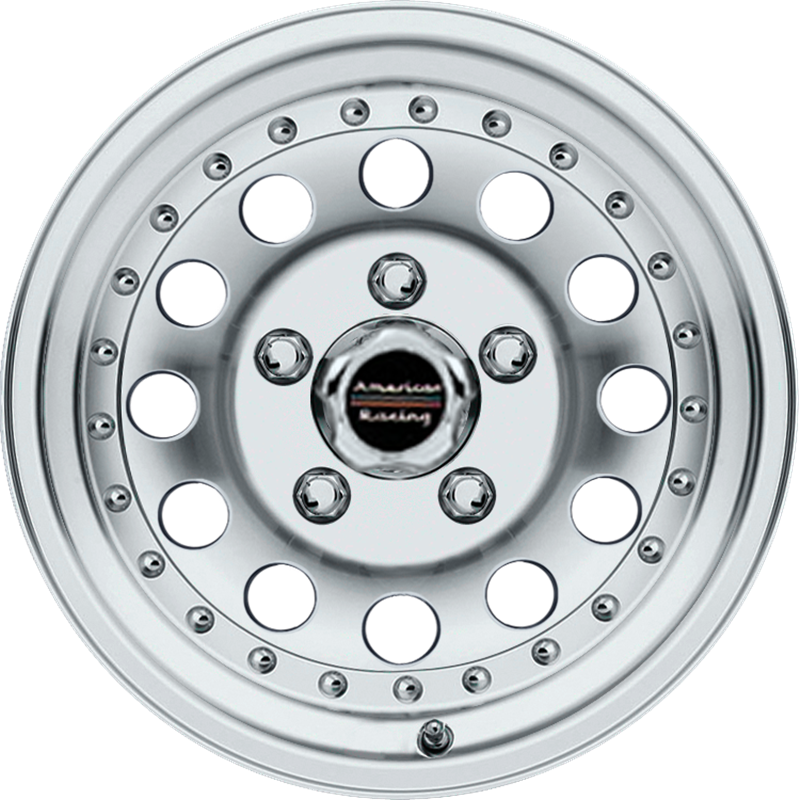 American Racing 15x7 AR62 Outlaw II Machined +50mm