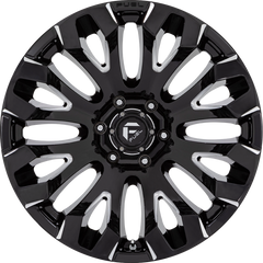 Fuel 18x9 D828 Quake Gloss Black Milled +1mm