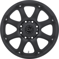 Black Rhino 20x9 Glamis Matte Black -12mm