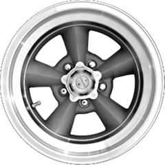 American Racing 17x7 VN309 TT O Vintage Silver w/ Machined Lip +0mm