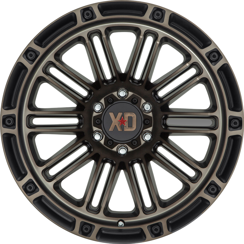 XD 20x10 XD846 Double Deuce Satin Black w/ Dark Tint -18mm