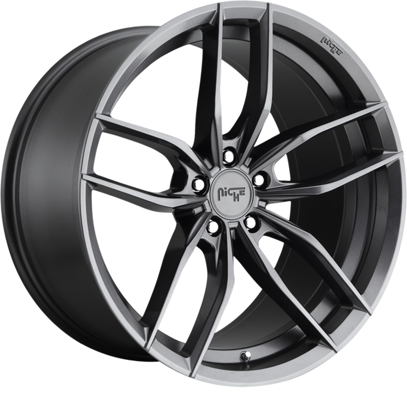 Niche 17x8 M204 Vosso Matte Anthracite +40mm