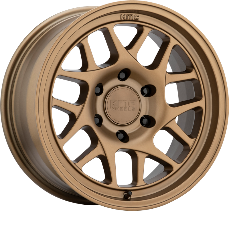 KMC 17x8.5 KM717 Bully OL Matte Bronze +18mm