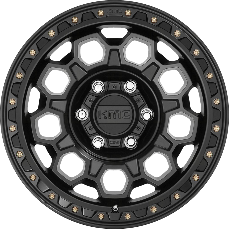 KMC 17x9 KM545 Trek Satin Black -12mm