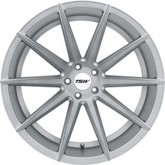 TSW 18x8.5 Clypse Titanium w/ Matte Brushed Face +20mm