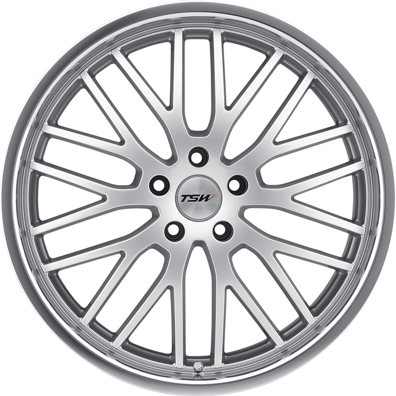 TSW 17x8 Snetterton Hyper Silver w/ Mirror Cut Lip +20mm