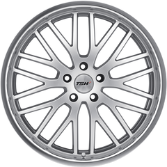 TSW 17x8 Snetterton Hyper Silver w/ Mirror Cut Lip +20mm