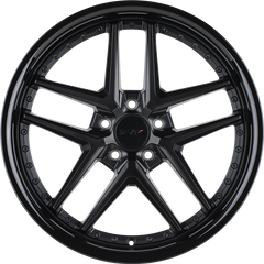 TSW 19x9.5 Premio Matte Black w/ Gloss Black Lip +20mm