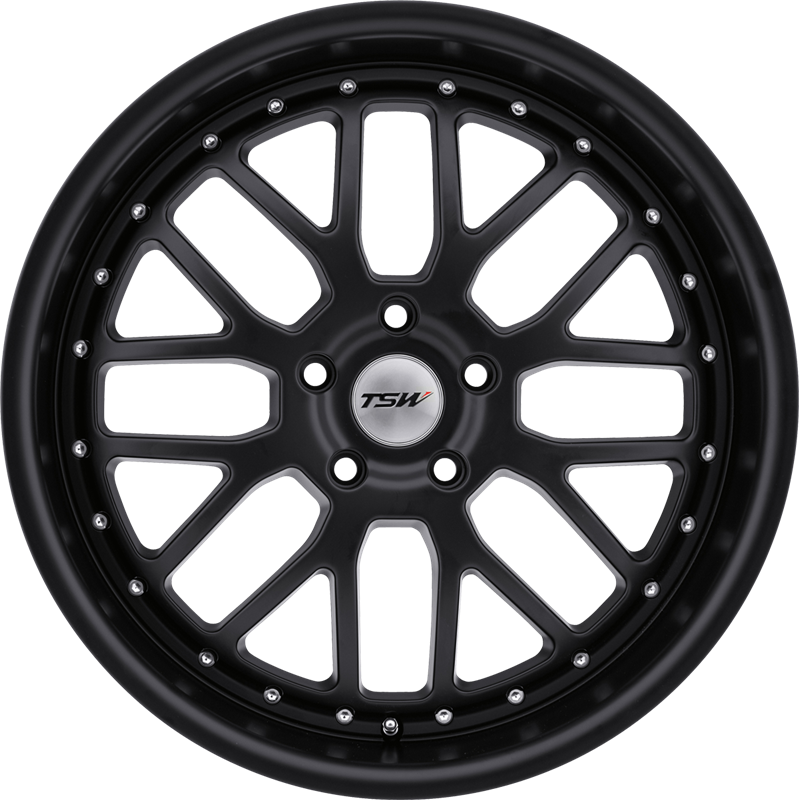 TSW 17x8 Valencia Matte Black +32mm