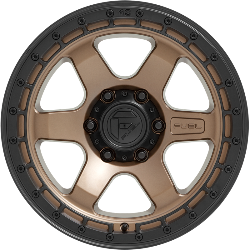 Fuel 18x9 D751 Block Matte Bronze w/ Black Ring -12mm