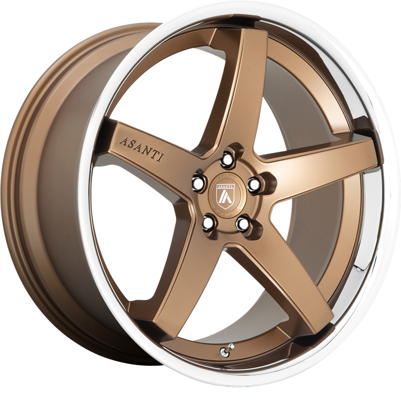 Asanti 20x9 ABL-31 Regal Satin Bronze w/ Chrome Lip +35mm