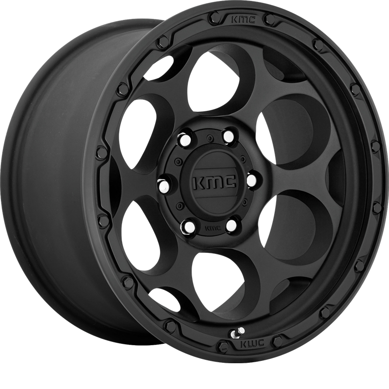 KMC 17x9 KM541 Dirty Harry Textured Black -12mm