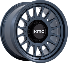 KMC 17x8.5 KM447 Impact Forged Monoblock Metallic Blue +0mm