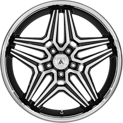 Asanti 20x10.5 ABL-46 Duke Gloss Black Machined +18mm