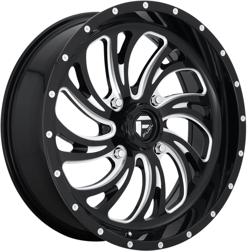 Fuel UTV 18x7 D641 Kompressor Gloss Black Milled +13mm