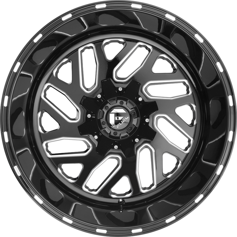 Fuel 20x12 D581 Triton Gloss Black Milled -44mm