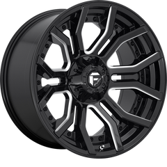 Fuel 20x10 D711 Rage Gloss Black Milled -18mm