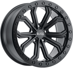 Black Rhino 20x10 Trabuco Matte Black +30mm