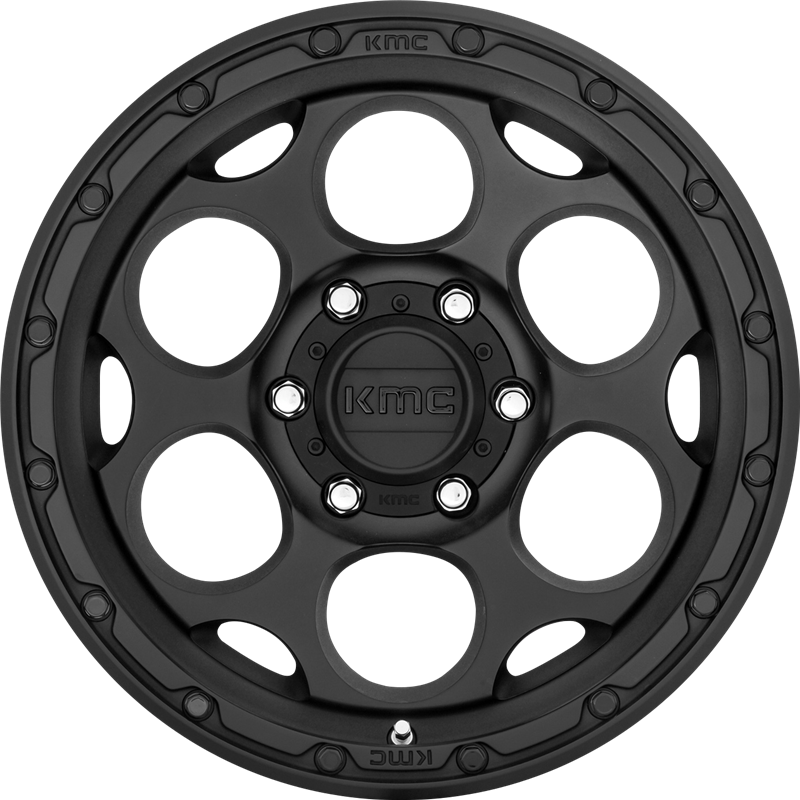 KMC 18x8.5 KM541 Dirty Harry Textured Black +0mm