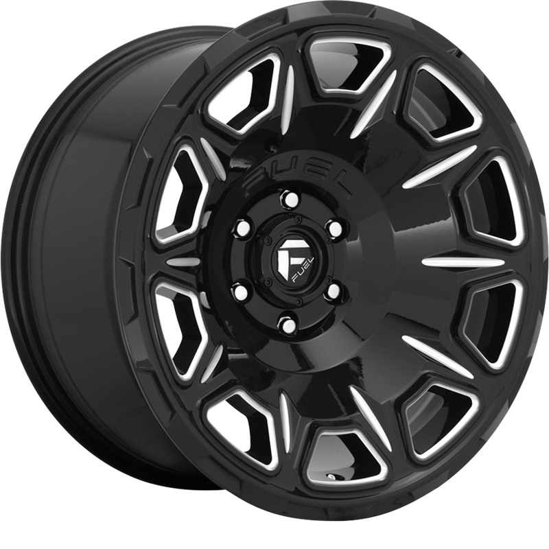 Fuel 20x10 D688 Vengeance Gloss Black Milled -18mm