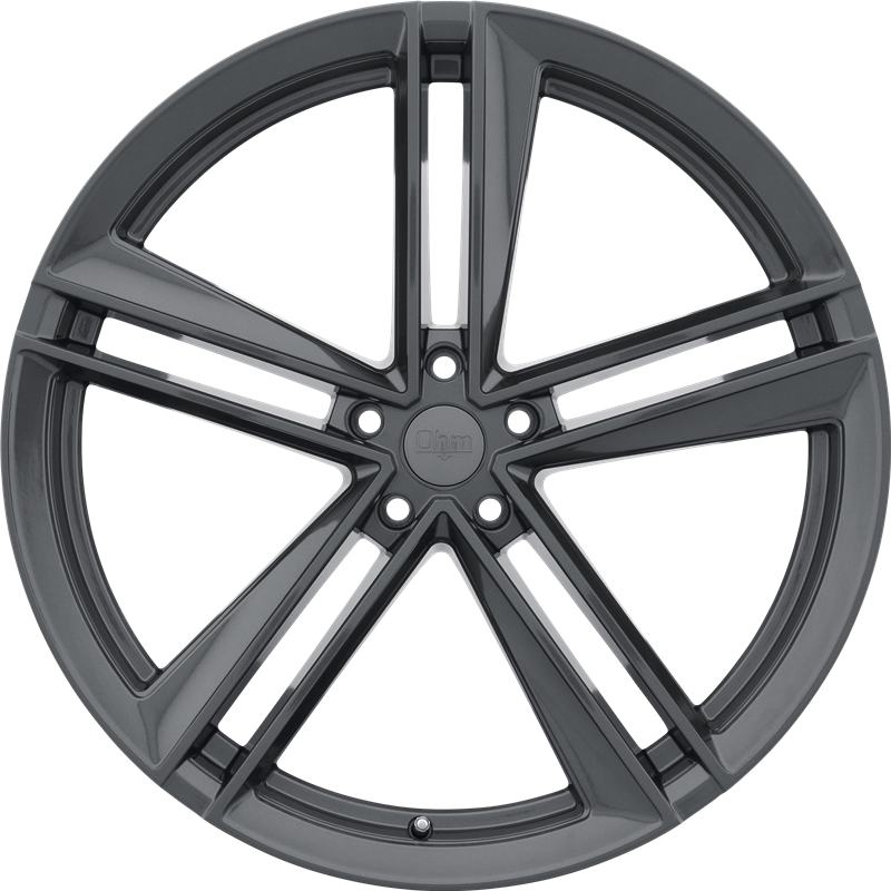 Ohm 18x8.5 Lightning Gloss Gunmetal +30mm