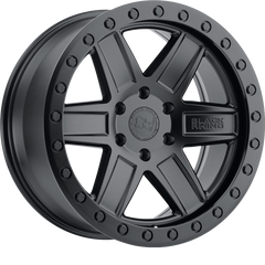 Black Rhino 20x9.5 Attica Matte Black w/ Black Bolts +12mm