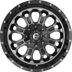 Fuel 20x9 D561 Crush Gloss Black w/ Double Dark Tint +19mm