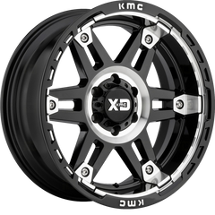 XD 20x9 XD840 Spy II Gloss Black Machined +0mm