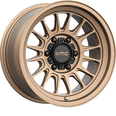 KMC 17x8.5 KM724 Impact OL Matte Bronze +0mm