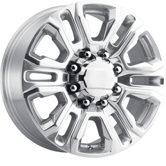 Performance Replicas 20x8.5 PR207 Polished w/ Clear Coat +47mm