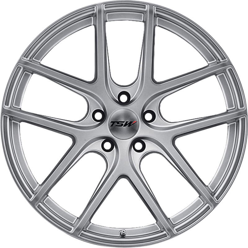 TSW 17x8 Geneva Matte Titanium Silver +40mm